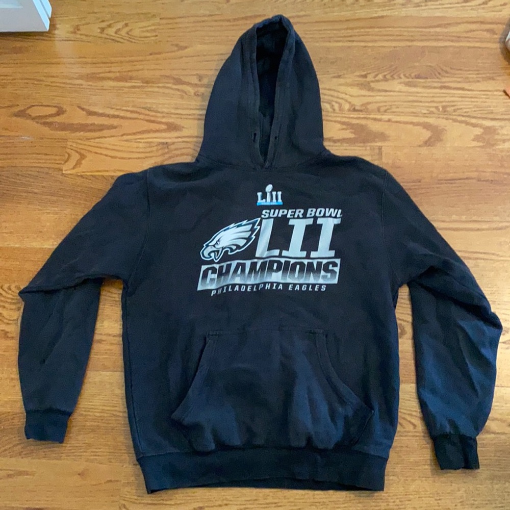 vintage eagles super bowl hoodie
